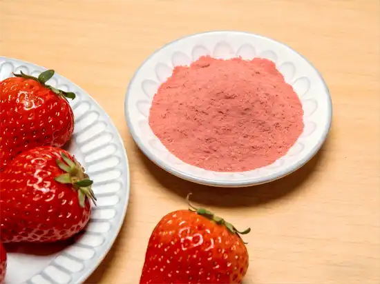 dried freeze strawberry powder