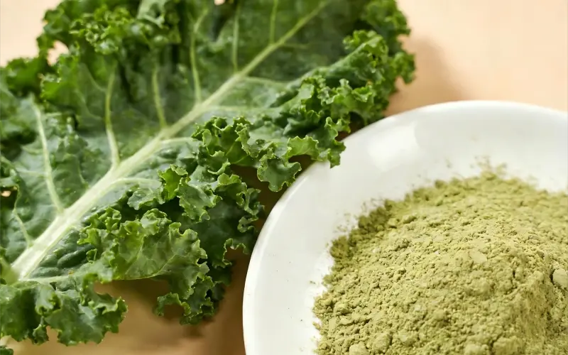 dried kale powder