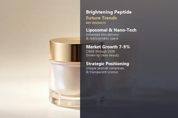 Brightening peptide powder