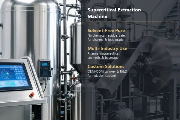 supercritical extraction machine 